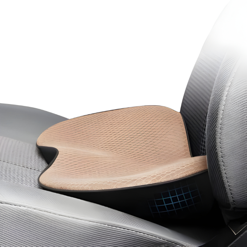 Car Seat Cushion Booster with Contoured Ergonomic Design and Breathable Mesh Cover - Image 2