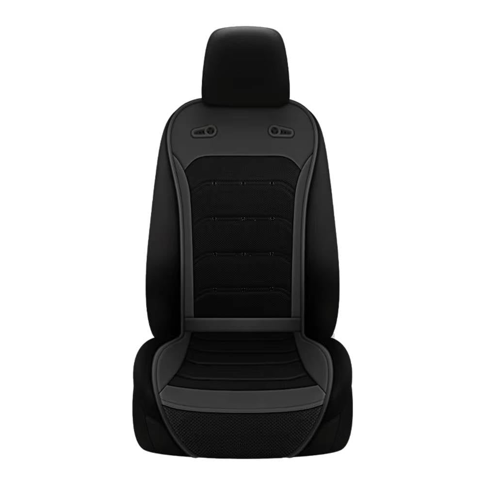 Car Seat Cushion Cooling Ventilated Breathable Mesh Faux Leather Pad - Image 6