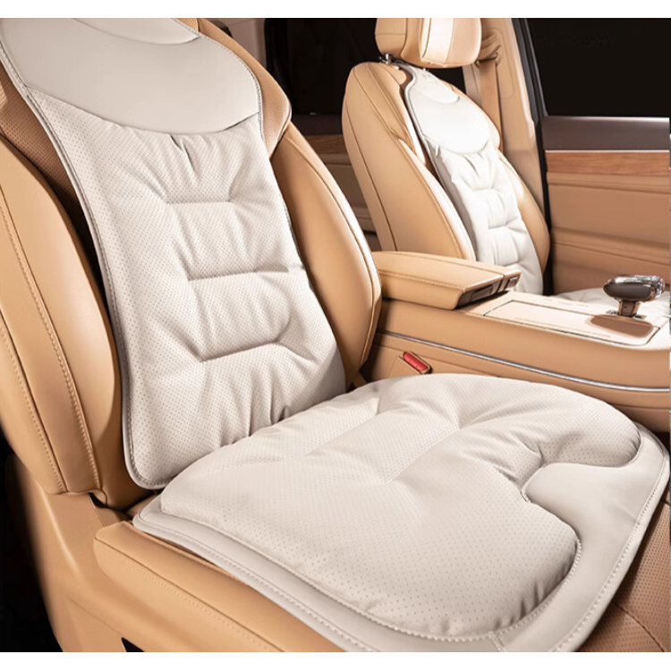 Car Seat Cushion with Lumbar Support Ergonomic Automotive with Back and Padded Faux Leather - Image 8