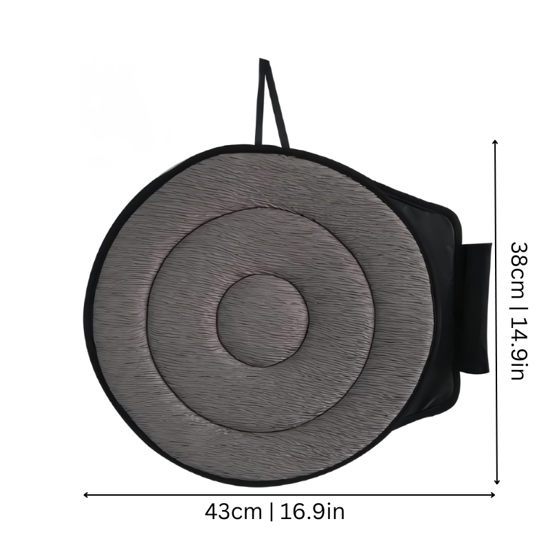 Car Seat Cushion with Memory Foam Desk Chair and Rocking with 360 Degree Swivel Rotation - Image 2