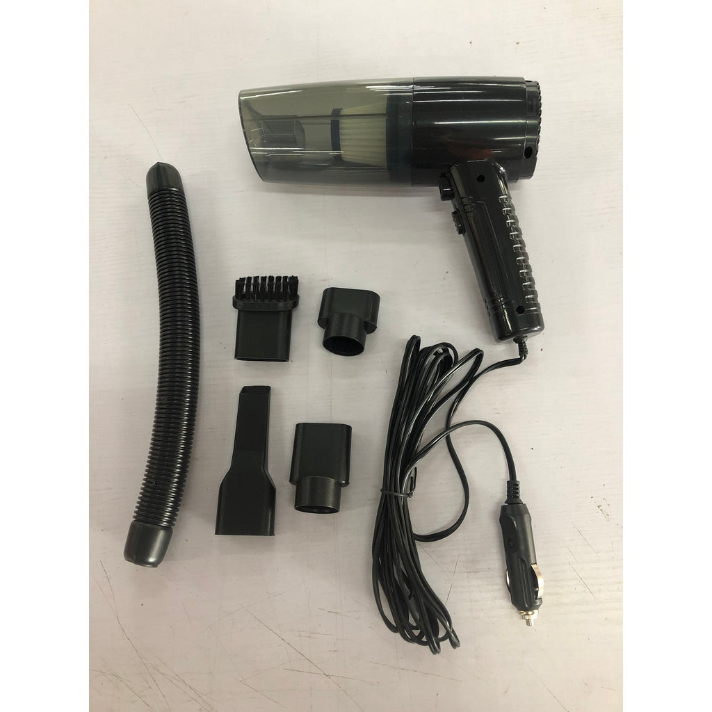 Car Vacuum Cleaner Handheld with 12v Corded Power and Crevice Brush Attachments Steam - Image 1