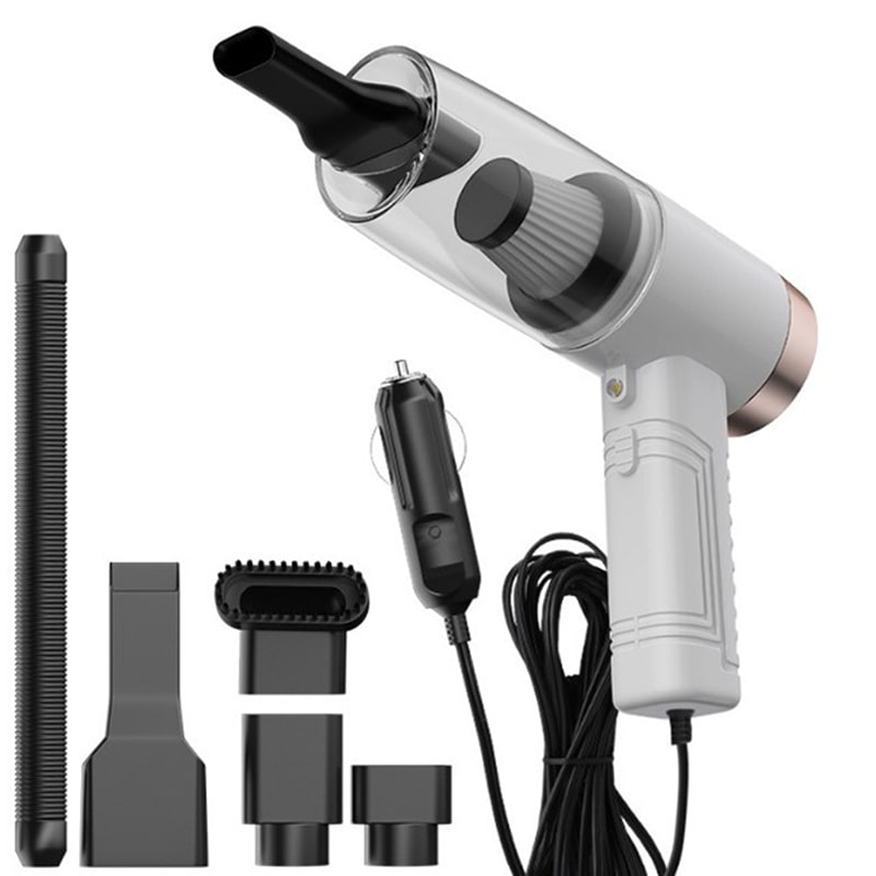 Car Vacuum Cleaner Handheld with 12v Corded Power and Crevice Brush Attachments Steam - Image 3