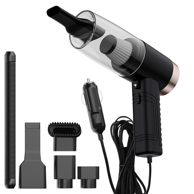 Car Vacuum Cleaner Handheld with 12v Corded Power and Crevice Brush Attachments Steam - Image 4