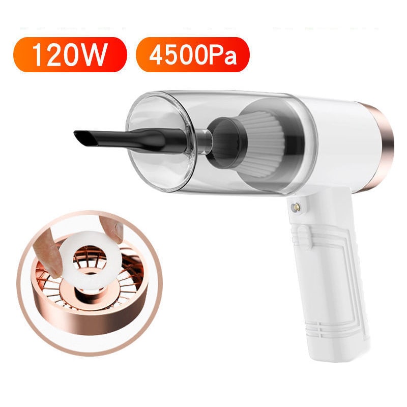 Car Vacuum Cleaner Handheld with 12v Corded Power and Crevice Brush Attachments Steam - Image 5