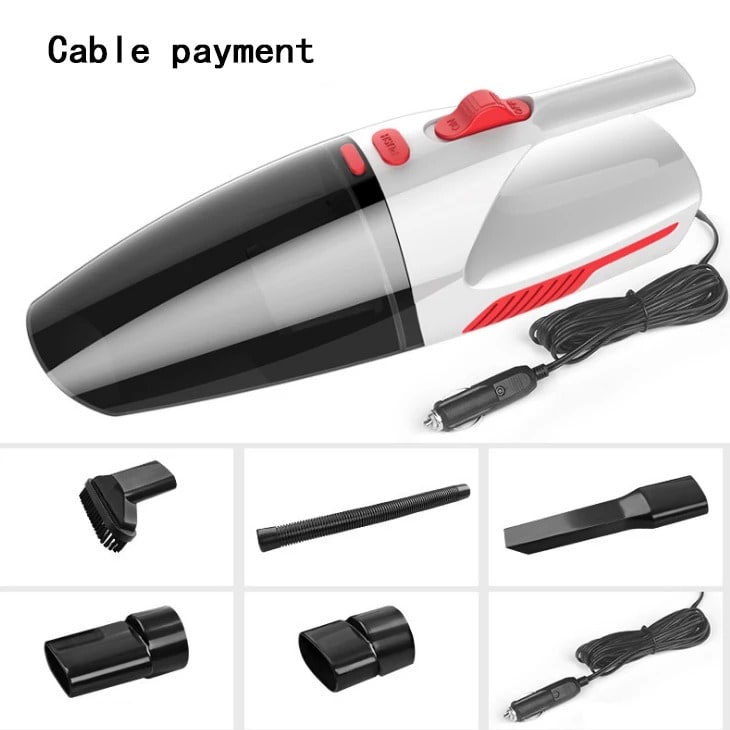 Car Vacuum Cleaner Wet Dry Hepa Handheld Portable with Crevice Tool and Extension Hose - Image 10