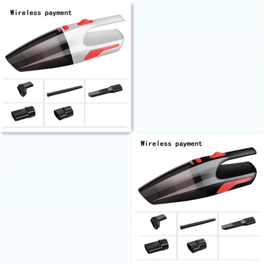 Car Vacuum Cleaner Wet Dry Hepa Handheld Portable with Crevice Tool and Extension Hose - Image 5