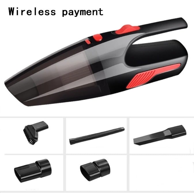 Car Vacuum Cleaner Wet Dry Hepa Handheld Portable with Crevice Tool and Extension Hose - Image 6