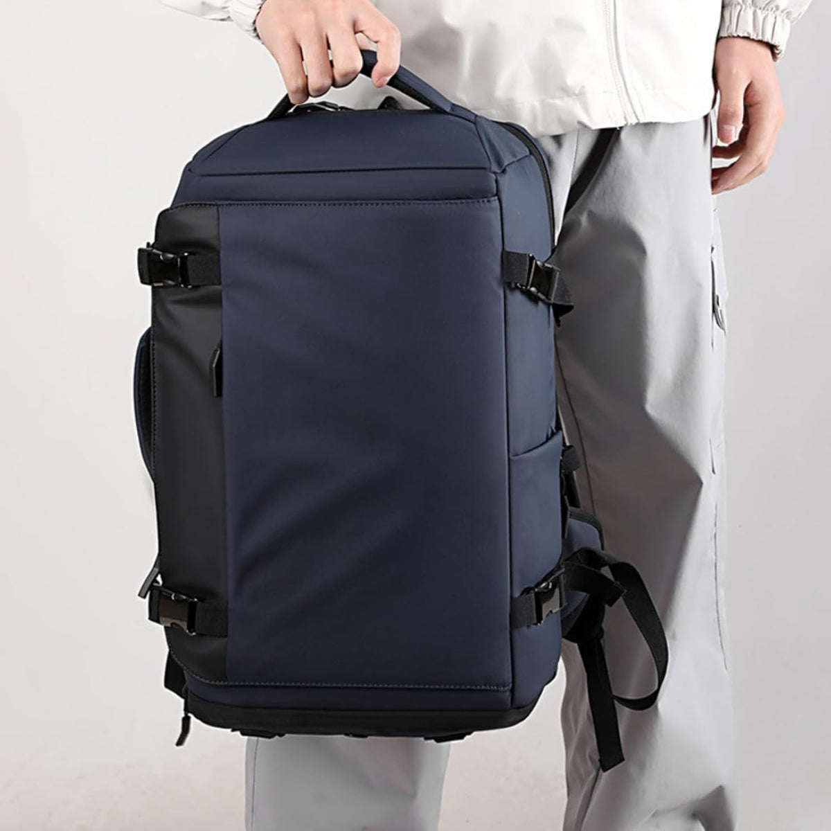 Carry on Travel Backpack with Anti Theft Hidden Pocket USB Charging Port and Water Resistant Fabric - Image 1
