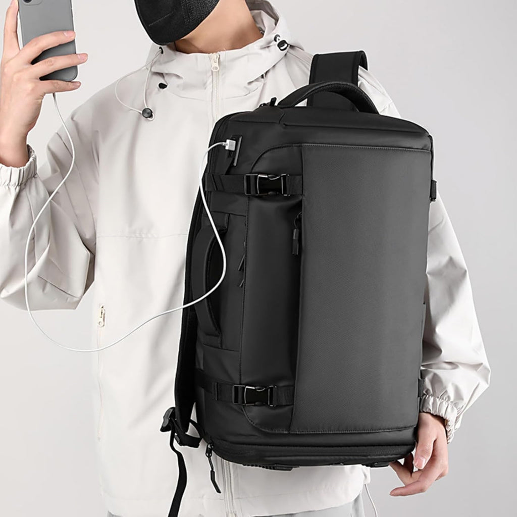 Carry on Travel Backpack with Anti Theft Hidden Pocket USB Charging Port and Water Resistant Fabric - Image 5