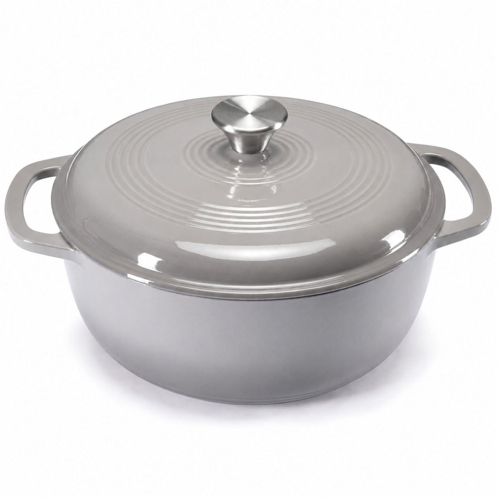 Cast Iron Dutch Oven Pot for Bread Baking and Braising with Dual Handles 6 Quart 5 - Image 4