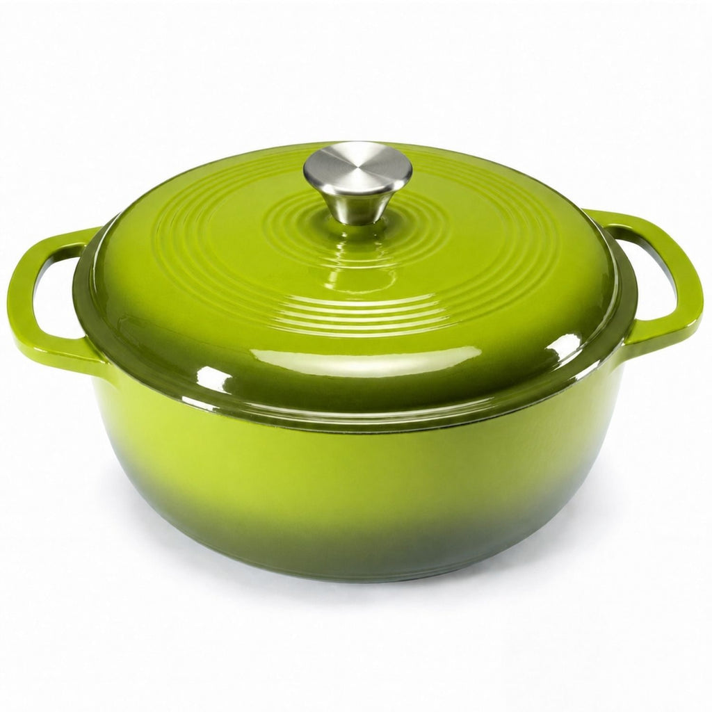 Cast Iron Dutch Oven Pot for Bread Baking and Braising with Dual Handles 6 Quart 5 - Image 7