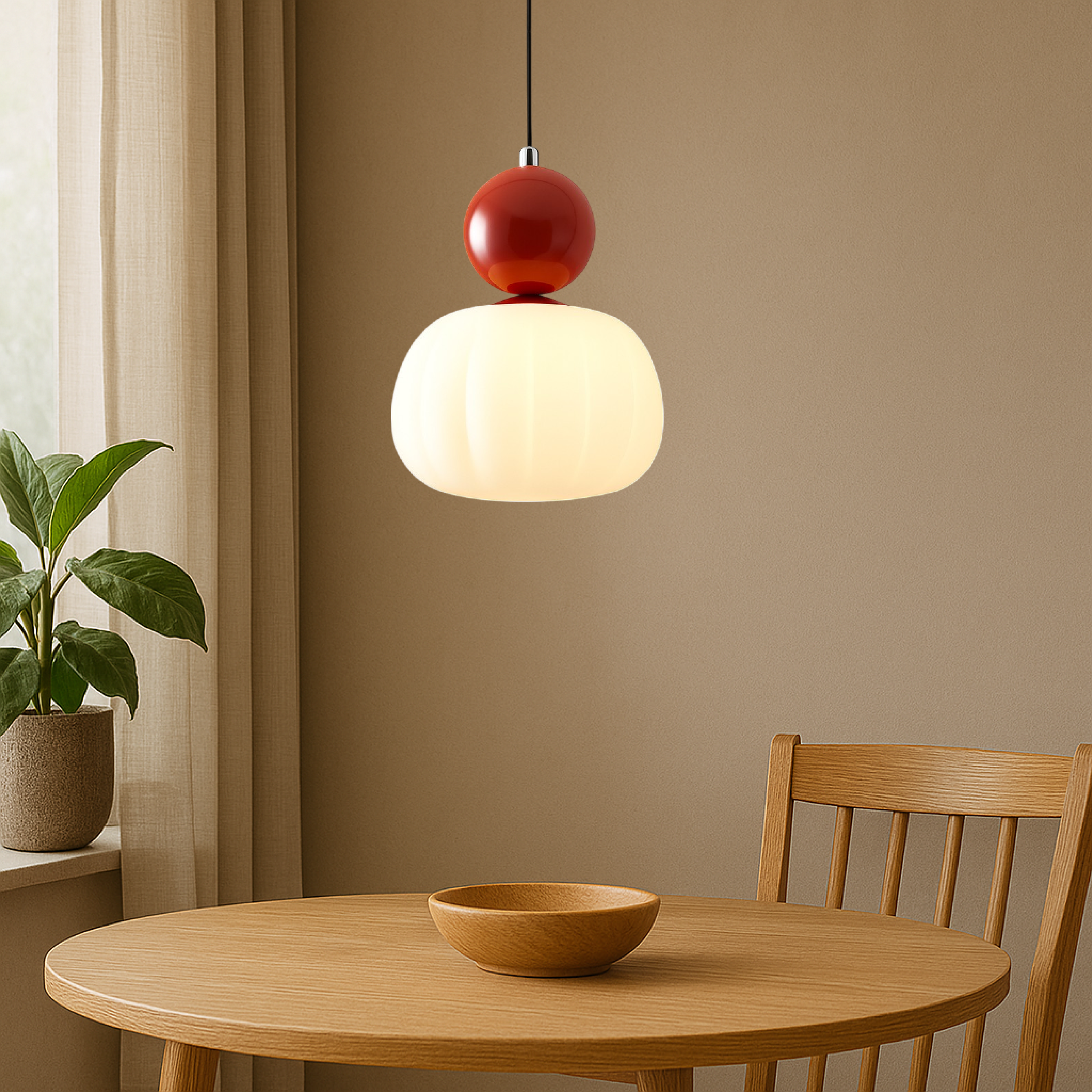 Ceiling Light Modern Pendant Hanging Decorative Translucent Diffused Lighting - Image 2