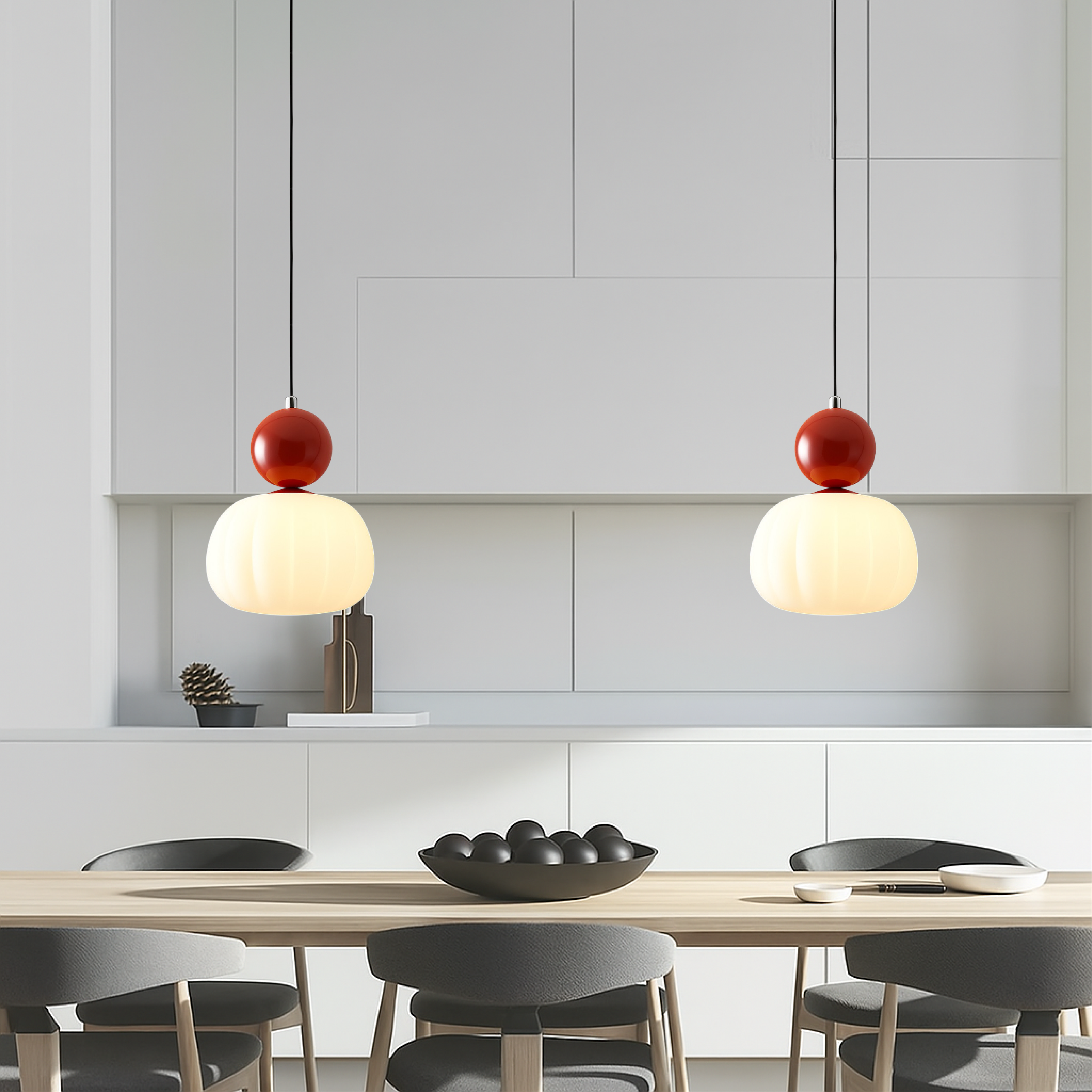 Ceiling Light Modern Pendant Hanging Decorative Translucent Diffused Lighting - Image 6