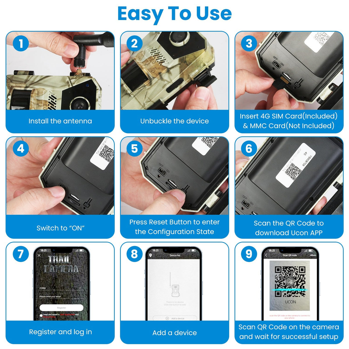 Cellular Trail Wildlife Camera with Solar Panel 4K Night Vision and Wireless Cell Connection - Image 10