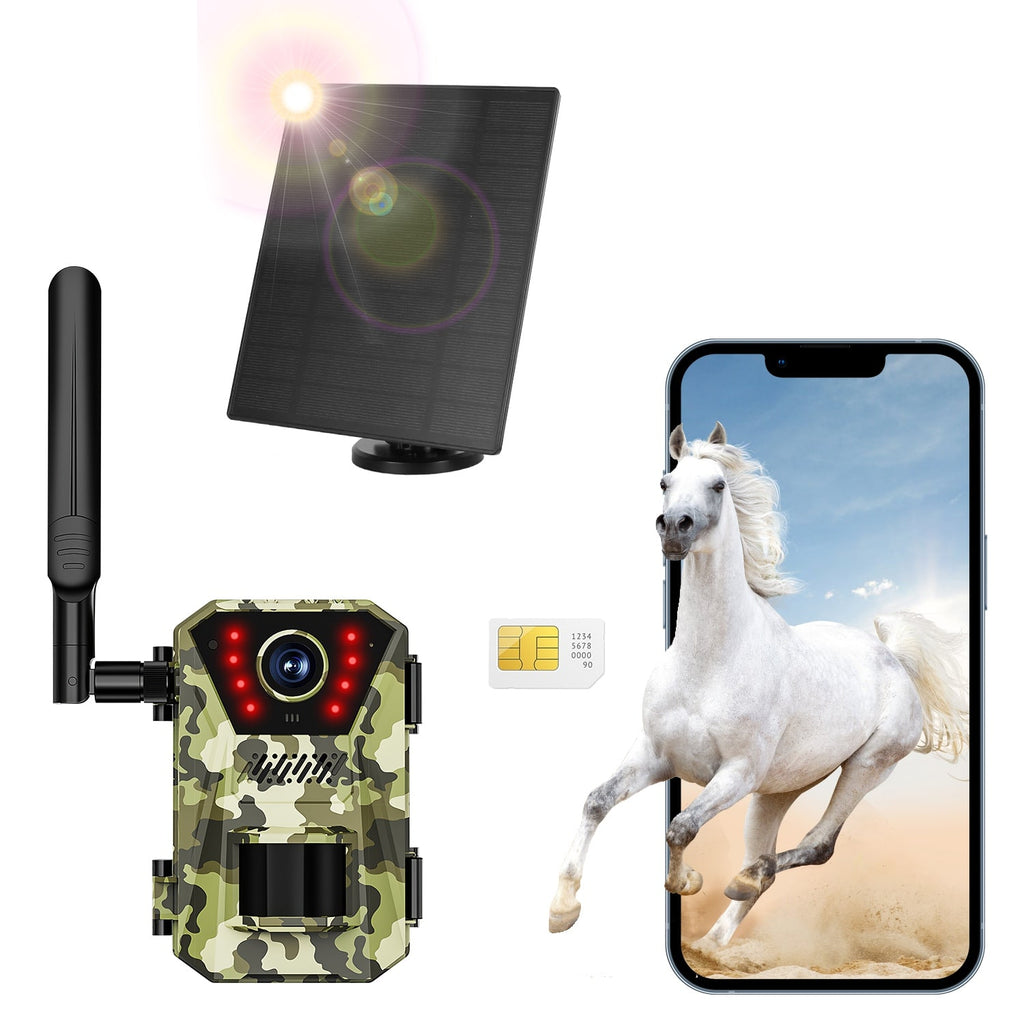 Cellular Trail Wildlife Camera with Solar Panel 4K Night Vision and Wireless Cell Connection - Image 13