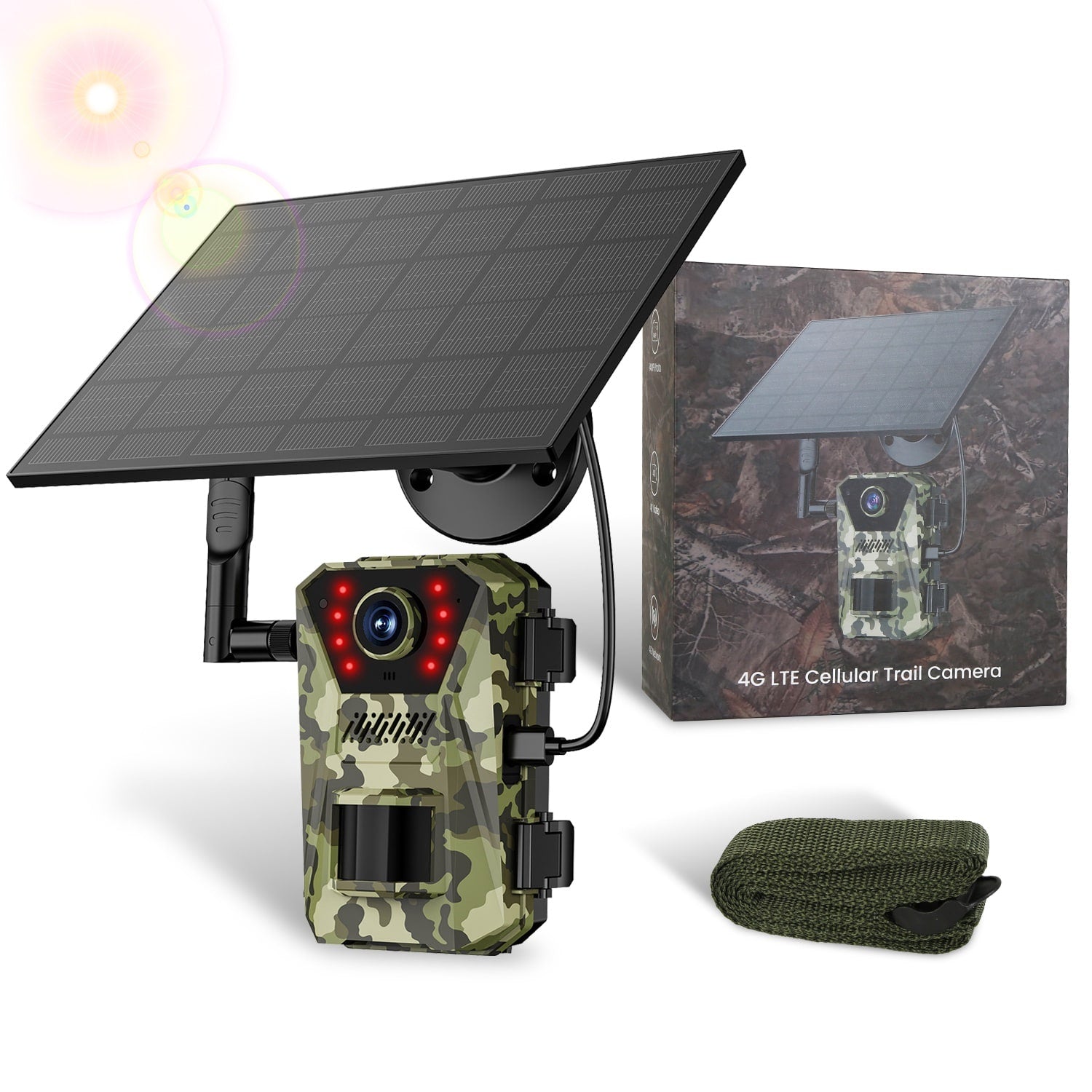 Cellular Trail Wildlife Camera with Solar Panel 4K Night Vision and Wireless Cell Connection - Image 17