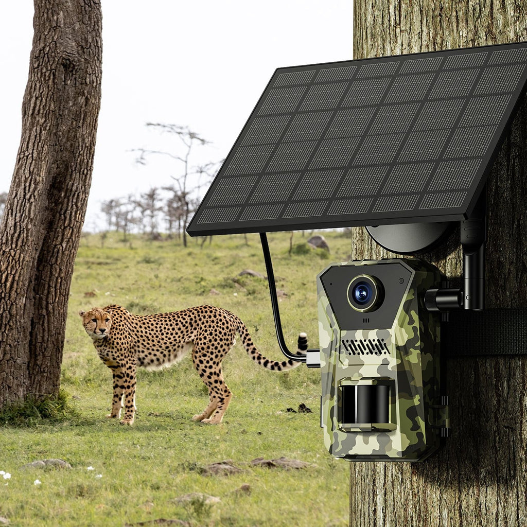Cellular Trail Wildlife Camera with Solar Panel 4K Night Vision and Wireless Cell Connection - Image 5