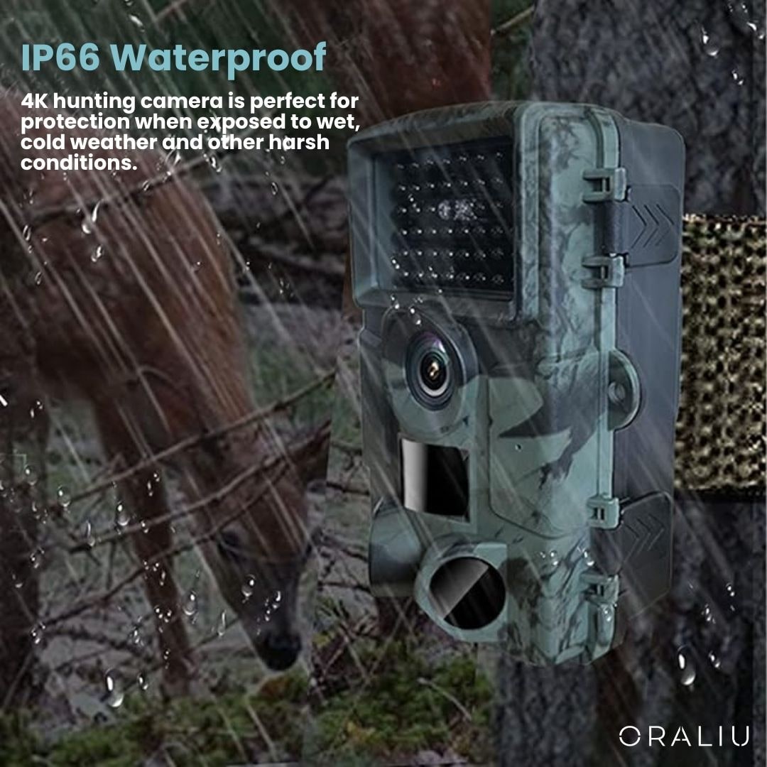 Cellular WIFI Trail Camera with Night Vision and Infrared LED for Wildlife Monitoring - Image 4