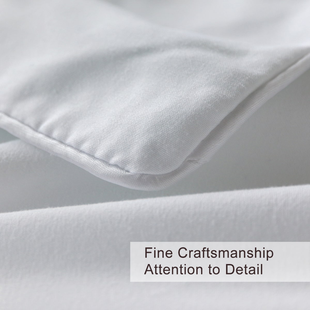 Christmas Duvet Cover Set with Pillowcases Merry Script and Snowflakes on White Microfiber Bedding - Image 7
