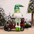 Christmas Gnome Plush with Light Up Glowing Body and Snowflake Hat for Holiday Decor - Image 10