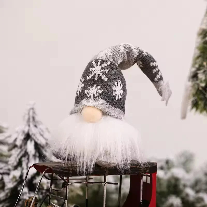 Christmas Gnome Plush with Light Up Glowing Body and Snowflake Hat for Holiday Decor - Image 15