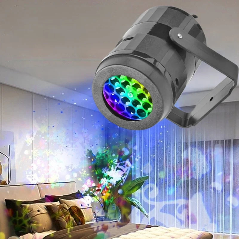 Christmas Laser Projector Light with Rotating Holiday Patterns for Outdoor and Indoor Xmas Decor - Image 2