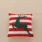 Christmas Pillow Cover Decorative Square Throw with Festive Embroidered Design - Image 3