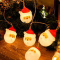Christmas String Lights with 20 LED Santa Heads Battery Operated 3 Meter Warm White - Image 9