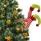 Christmas Tree Elf Decoration with Plush Striped Legs and Pointed Shoes - Image 4