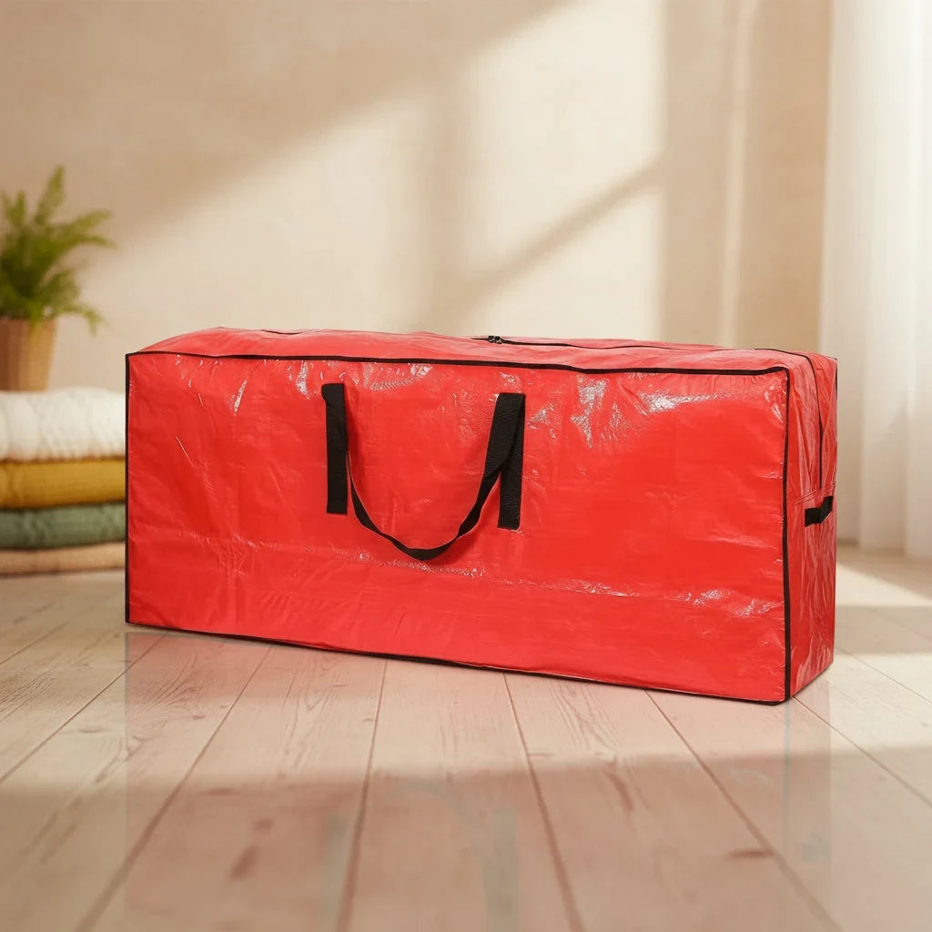 Christmas Tree Storage Bag Heavy-Duty Waterproof Collapsible with Dual Zipper and Carry Handles - Image 5
