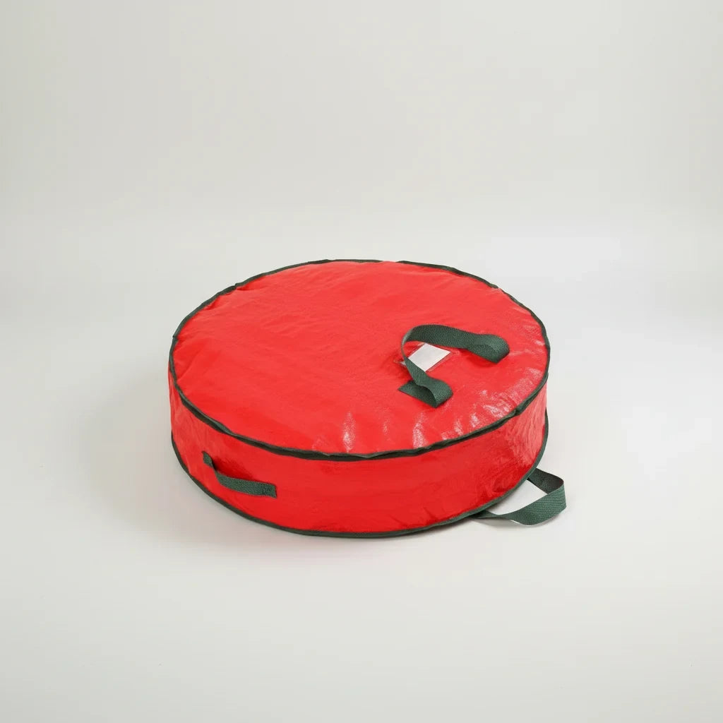 Christmas Tree Storage Bag with Dual Zipper and Carrying Handles for Holiday Wreaths - Image 3