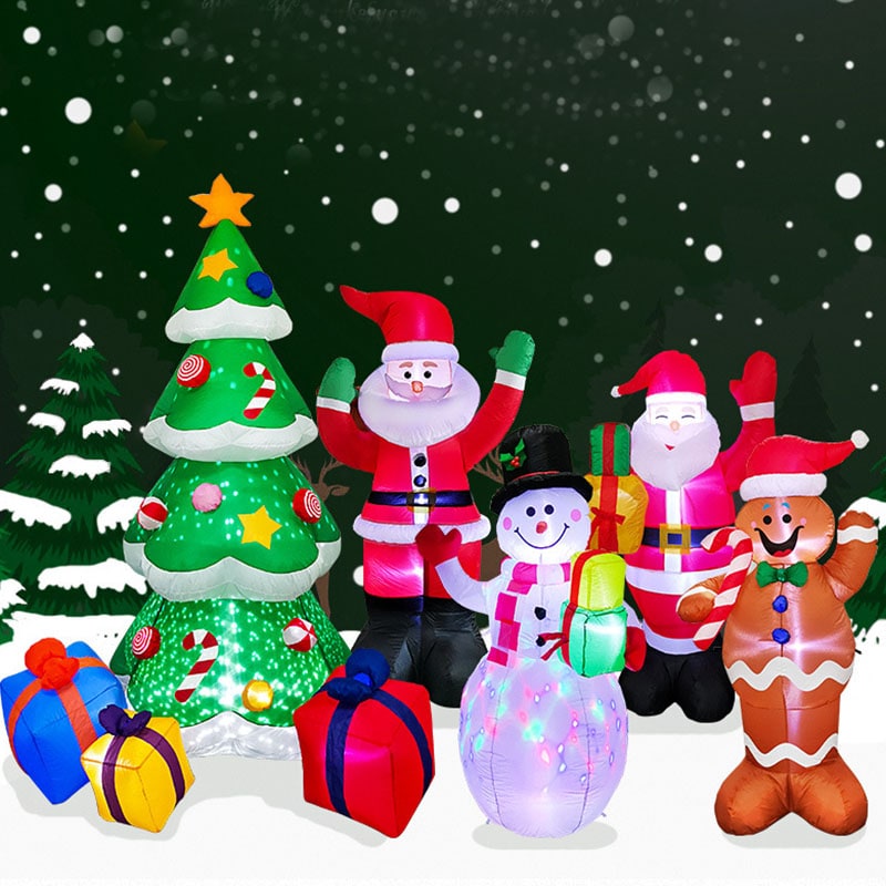 Christmas Yard Decorations LED Inflatable Outdoor Display with Lights - Image 11