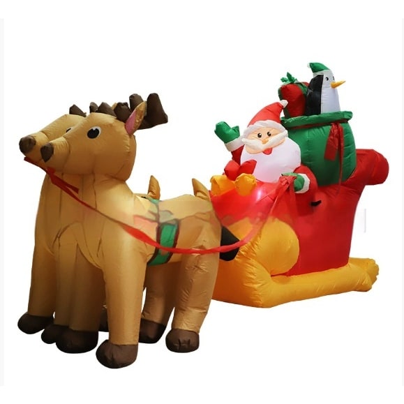 Christmas Yard Decorations LED Inflatable Outdoor Display with Lights - Image 17