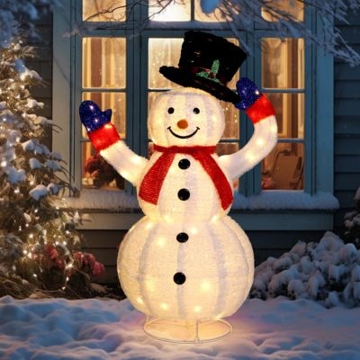 Christmas Yard Decorations LED Inflatable Outdoor Display with Lights - Image 3