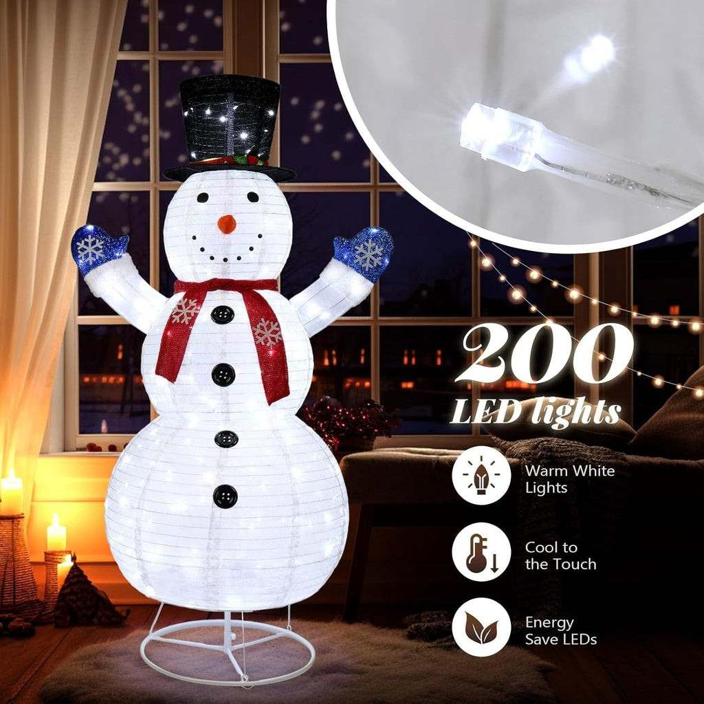 Christmas Yard Decorations LED Inflatable Outdoor Display with Lights - Image 5