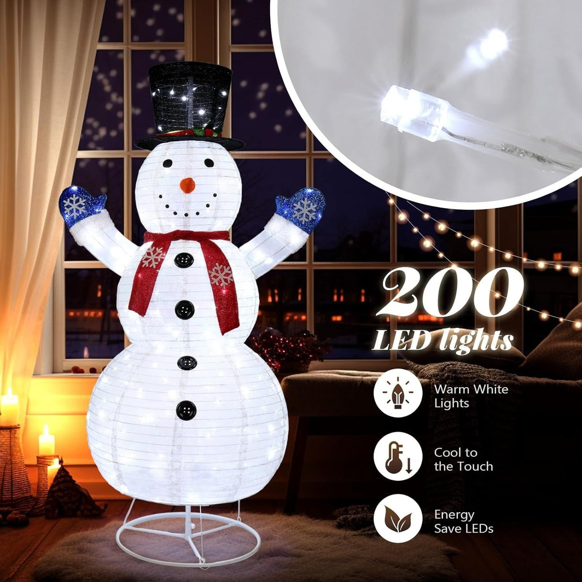 Christmas Yard Decorations LED Inflatable Outdoor Display with Lights - Image 5