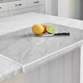 Clear Acrylic Plastic Cutting Board with Non-Slip Feet and Counter Lip Edge Protector - Image 1