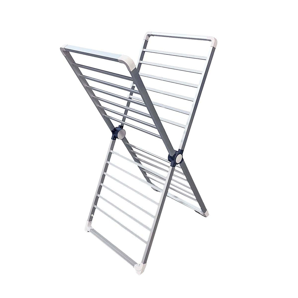 Clothes Drying Rack Folding Laundry with Aluminum Frame and Portable Space-Saving Design - Image 2
