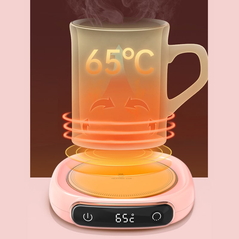 Coffee Mug and Cup Warmer Plate with Digital Temperature Display for Desk Tumbler - Image 11