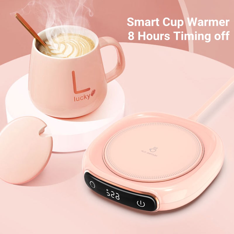 Coffee Mug and Cup Warmer Plate with Digital Temperature Display for Desk Tumbler - Image 13