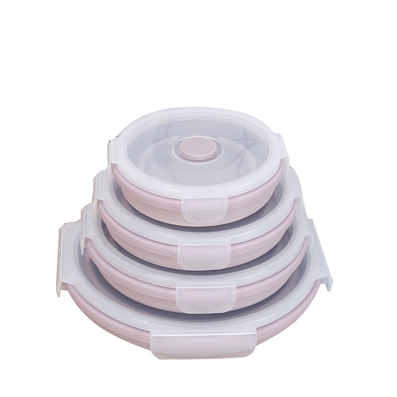 Collapsible Airtight Food Storage Containers with Silicone Lids and Lunch Prep Design - Image 11