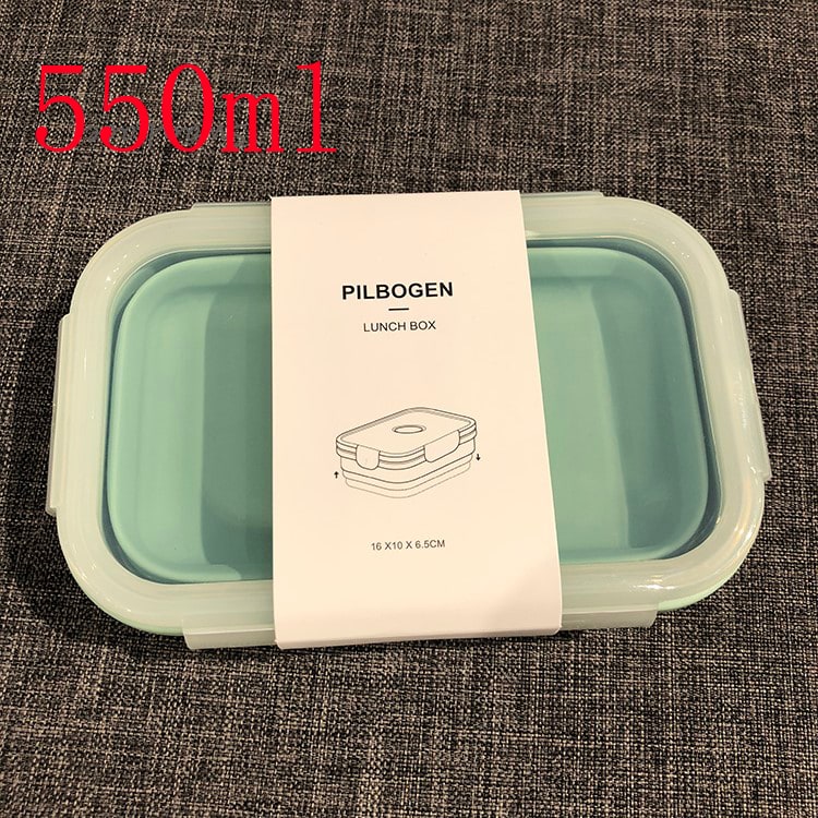 Collapsible Airtight Food Storage Containers with Silicone Lids and Lunch Prep Design - Image 12