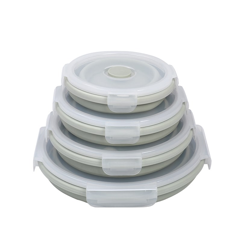 Collapsible Airtight Food Storage Containers with Silicone Lids and Lunch Prep Design - Image 14
