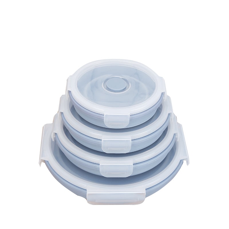 Collapsible Airtight Food Storage Containers with Silicone Lids and Lunch Prep Design - Image 15