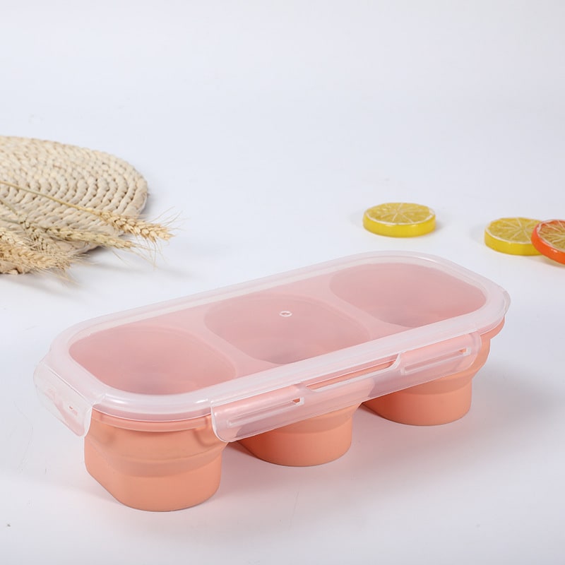 Collapsible Airtight Food Storage Containers with Silicone Lids and Lunch Prep Design - Image 5