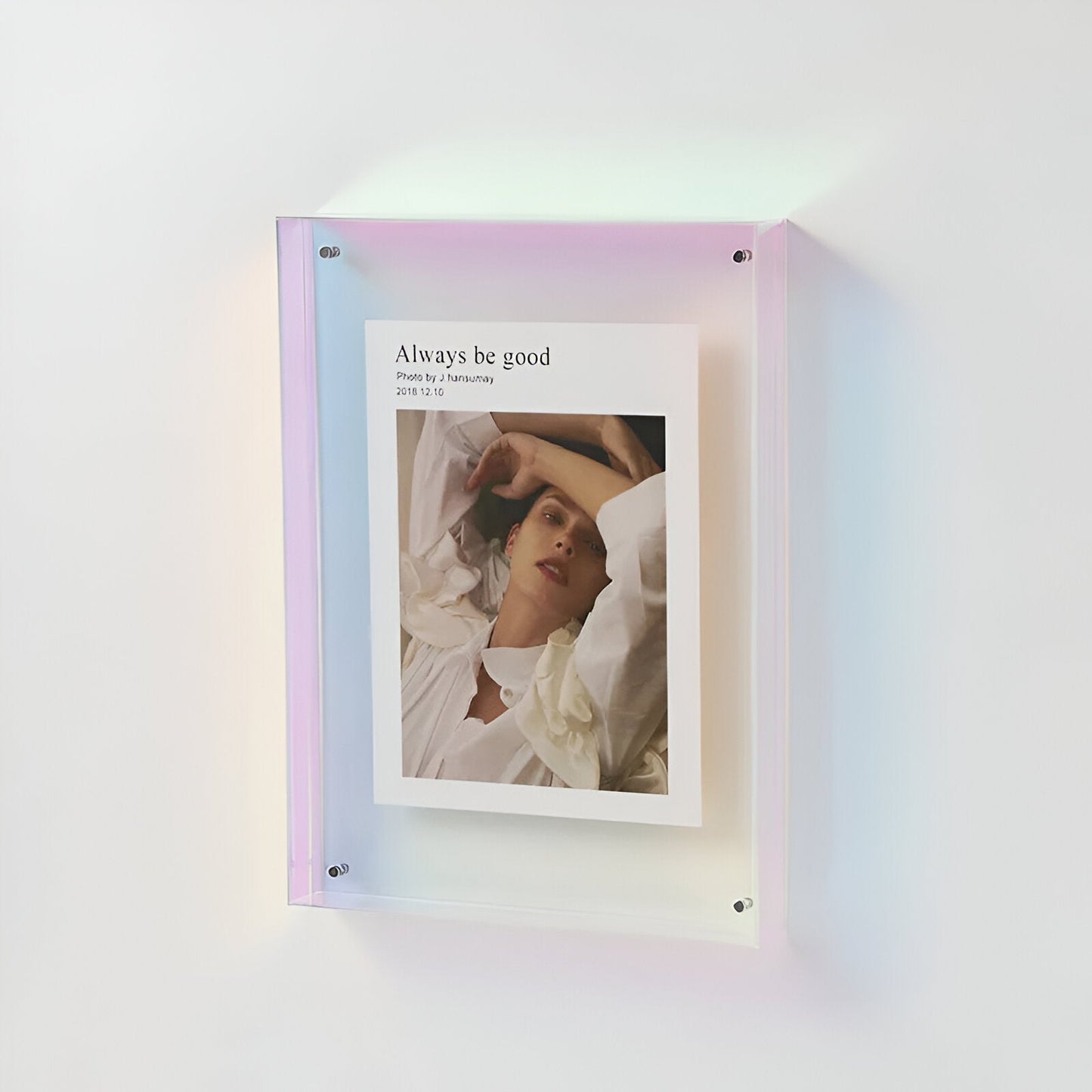 Modern Transparent Display Frame Home Photo Frame
