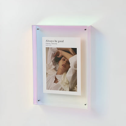 Modern Transparent Display Frame Home Photo Frame