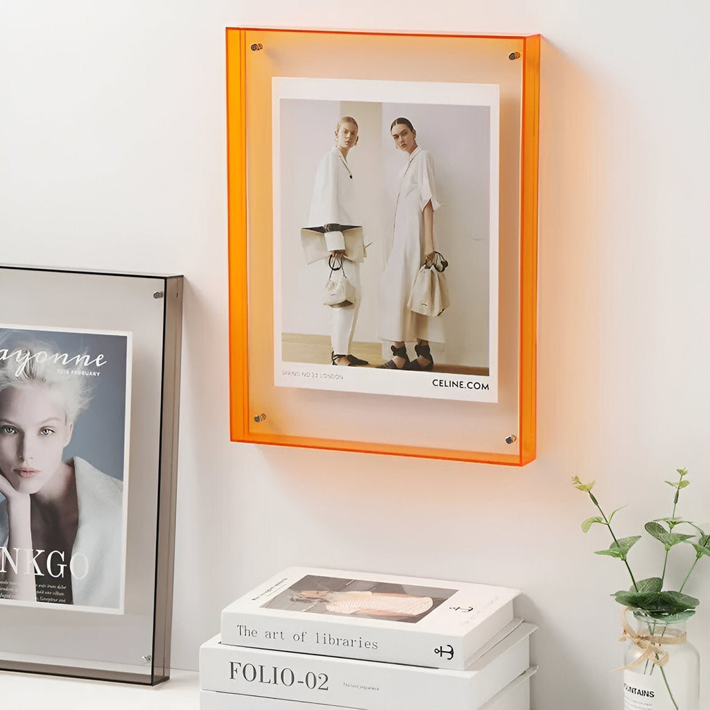 Modern Transparent Display Frame Home Photo Frame