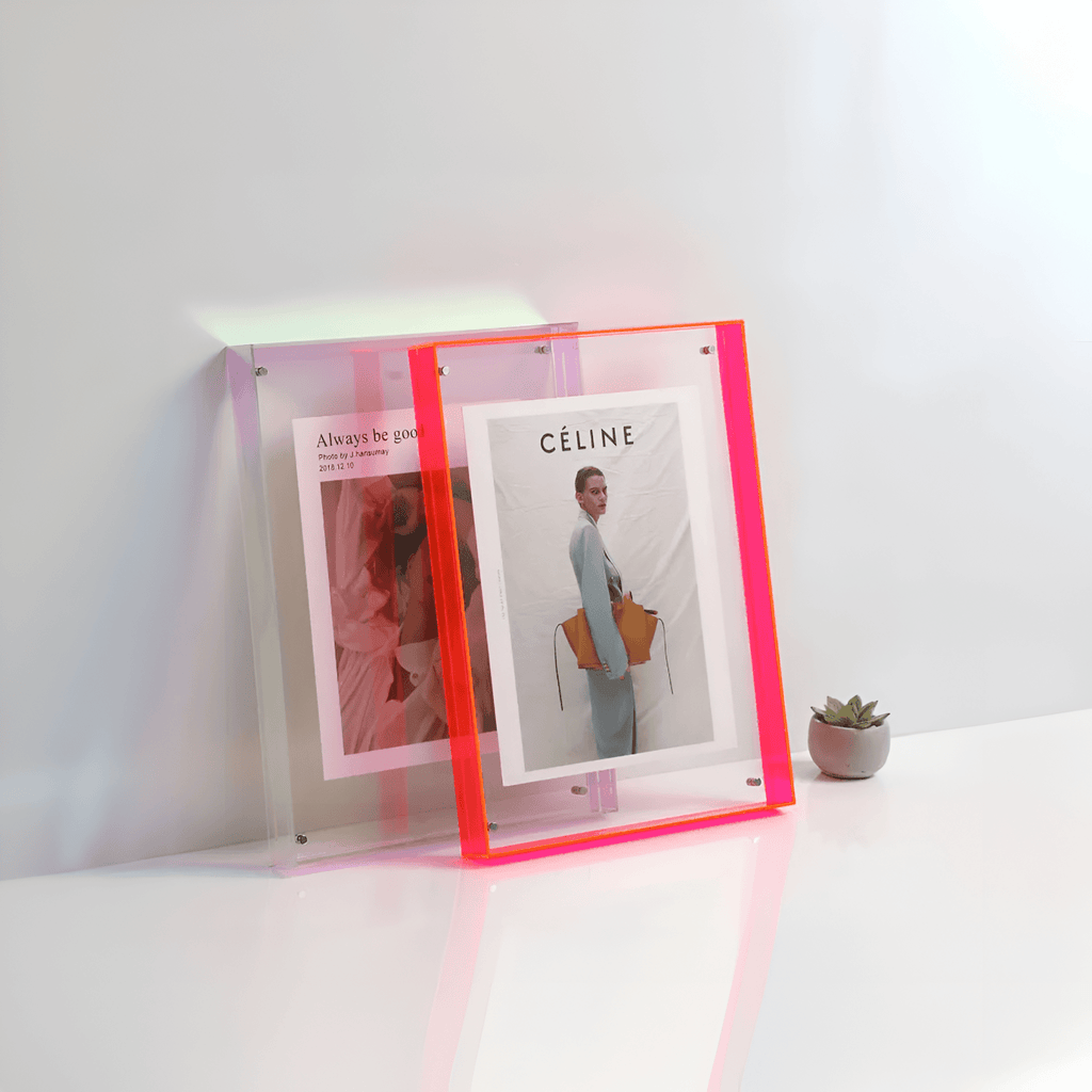Modern Transparent Display Frame Home Photo Frame