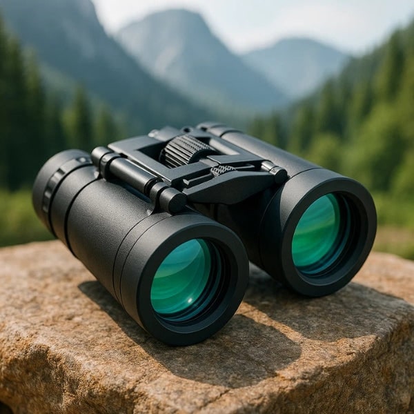 Compact Binoculars Water Resistant Folding Portable Outdoor Camping Travel Military - Image 1